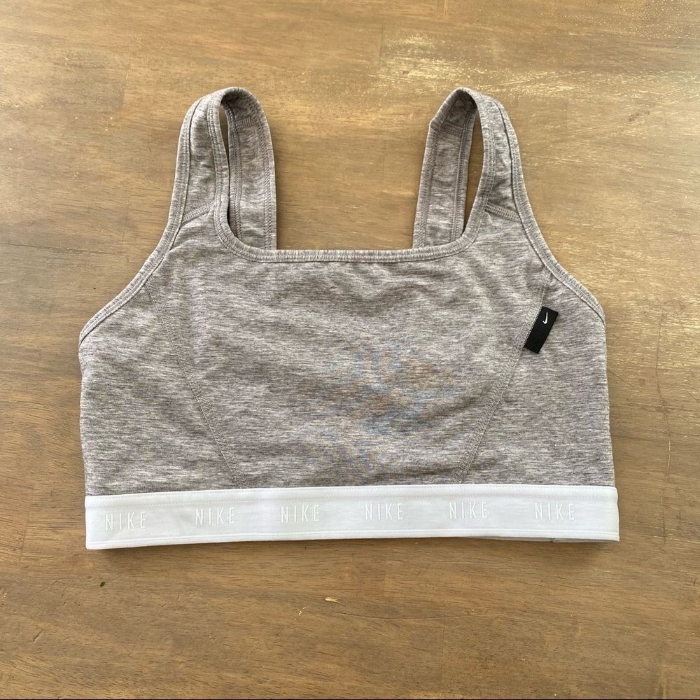 Nike Women’s Medium Gray Dry-Fit Sports Bra